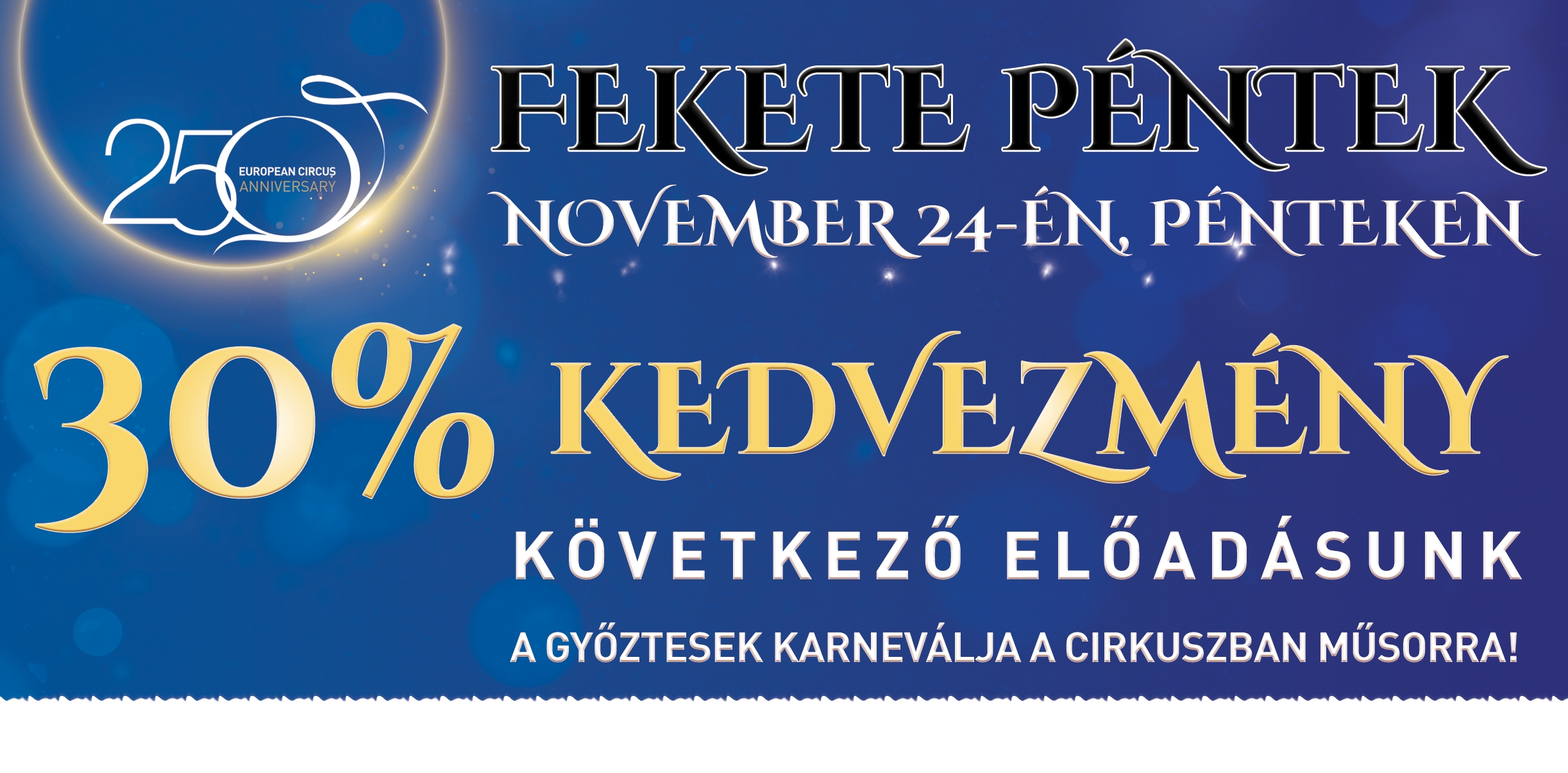 30% kedvezmény Fekete Péntek alkalmából kizárólag ma!