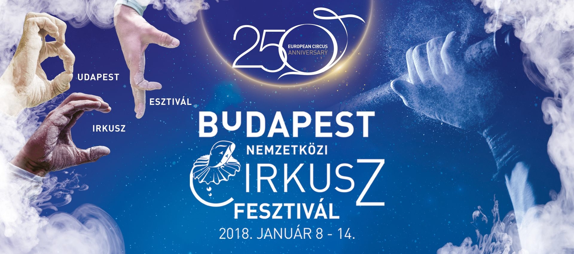 Artisták érkezése a XII. Budapest Nemzetközi Cirkuszfesztiválon