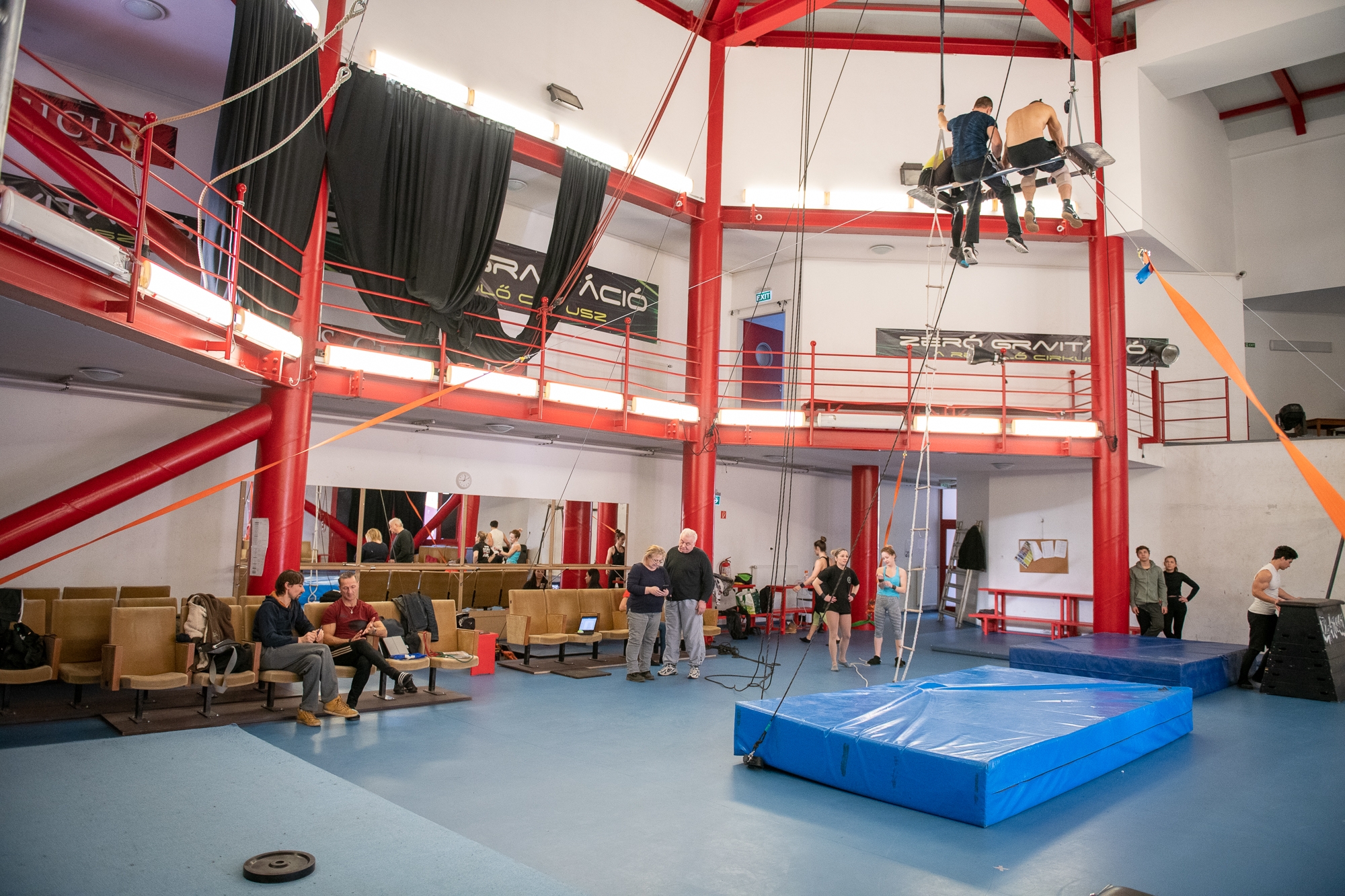 A Cirque du Soleil workshopot tartott a Művésztelepen   