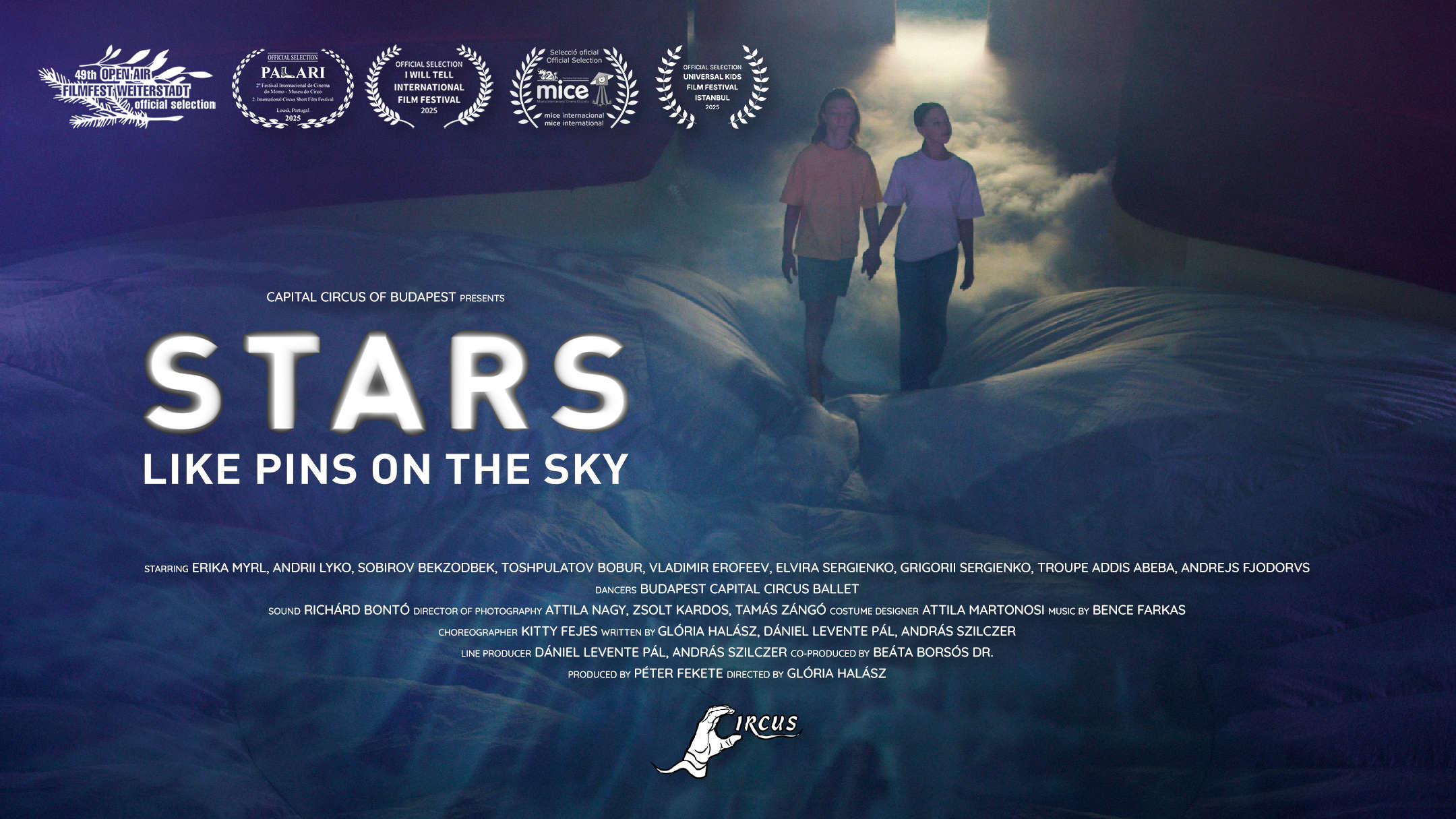 A Fővárosi Nagycirkusz Stars Like Pins on the Sky című rövidfilmjét beválogatták a londoni „I Will Tell International Film Festival” programjába (HUN/ENG)